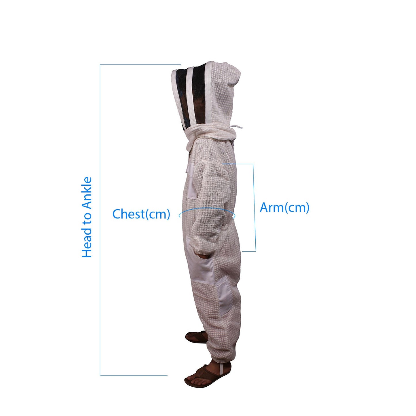 OZBEE Beekeeping Kids Suit 3 Mesh Layer Beekeeper Protective Gear-4