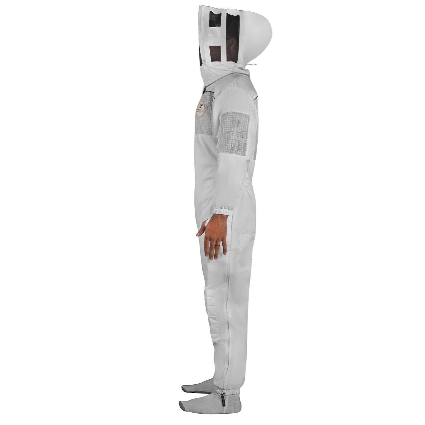 Beekeeping Starter Kit For Beekeepers With OZ Bee Semi Ventilated Hoodie Style Suit Protective Gear-4